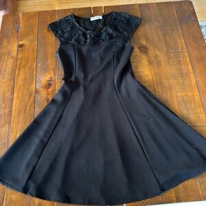 Aiden Y medium black dress lace at top. Very good condition. See photos.
